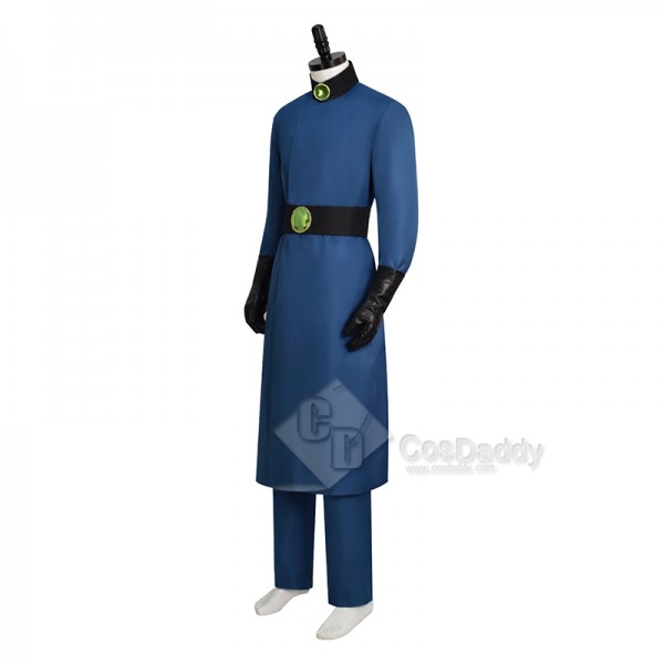 Kim Possible Cosplay Evil Dr. Drakken Costume Halloween Carnival Suit